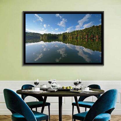 Autumn Reflection at Lake Santeetlah Wall Art