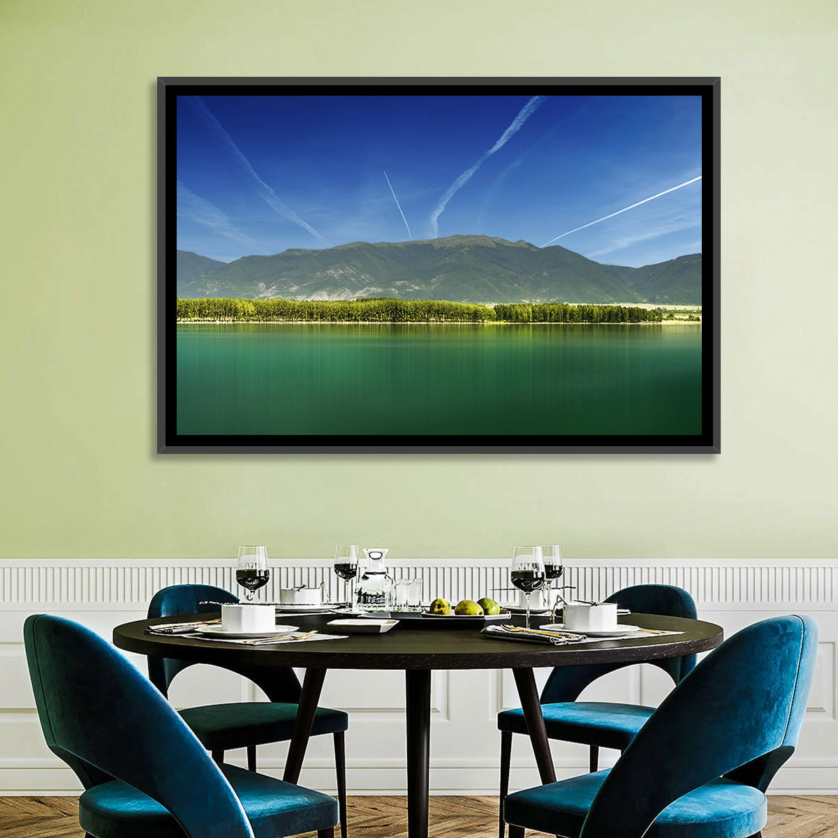 Koprinka Dam Reflections Wall Art