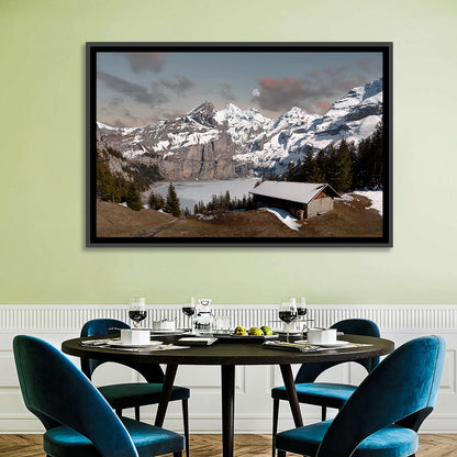 Oeschinensee Winter Landscape Wall Art