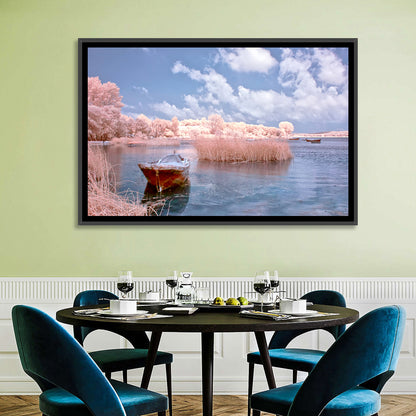 Golyazi Lake Boat Wall Art