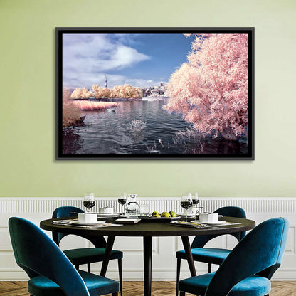 Golyazi Lake Infrared Landscape Wall Art