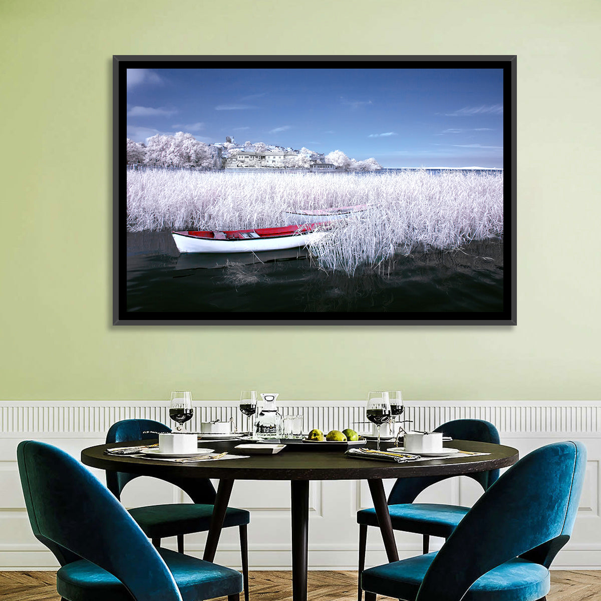 Golyazi Lake Winter Scene Wall Art
