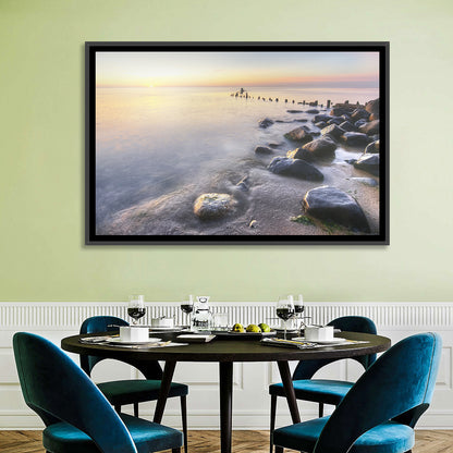 Michigan Shoreline Pilings Wall Art