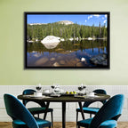 Colorado Forest Lake Reflection Wall Art
