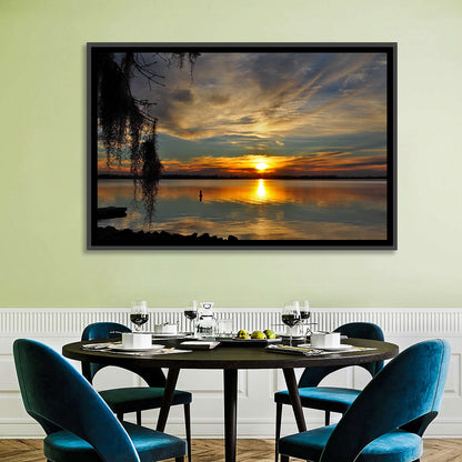 Lake Seminole Sunset Reflection Wall Art