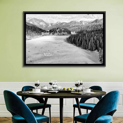Dolomites at Lago Di Misurina Wall Art