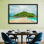 Koh Nang Yuan Sandbar Island Beach Wall Art