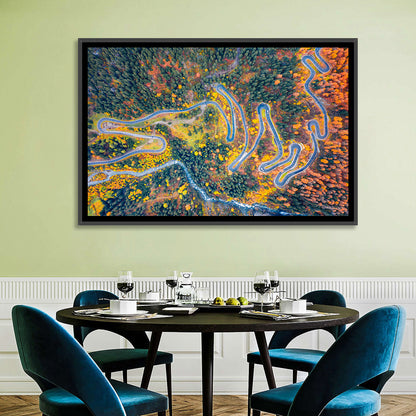 Maloya Pass Aerial View Wall Art
