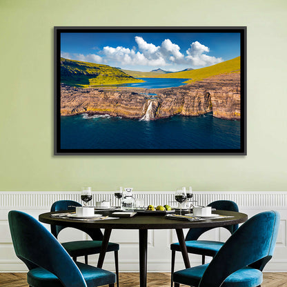 Mulafossur Waterfall Gasadalur Wall Art