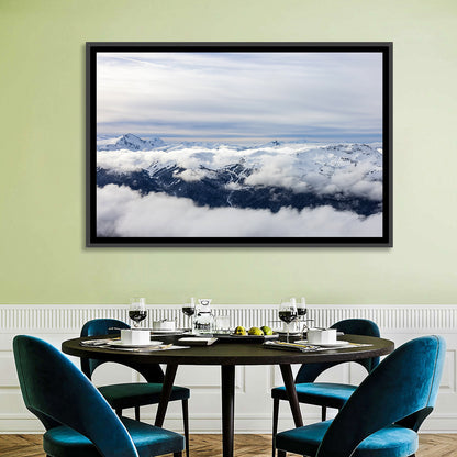 Snow-capped Whistler Peaks Wall Art