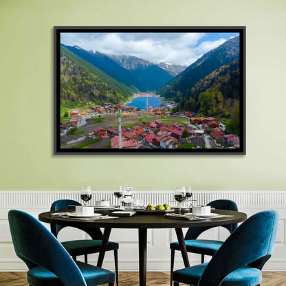 Uzungöl Village Lake View Wall Art