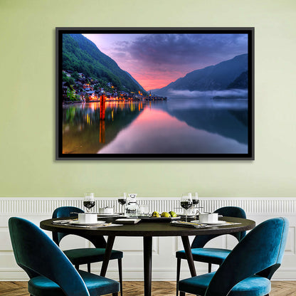Hallstatt Mountain Village Wall Art