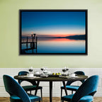 Lake Geneva Sunrise Pier Wall Art