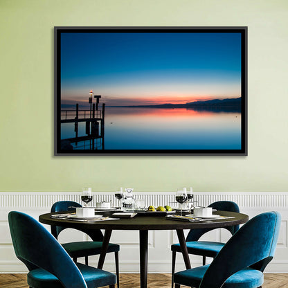 Lake Geneva Sunrise Pier Wall Art