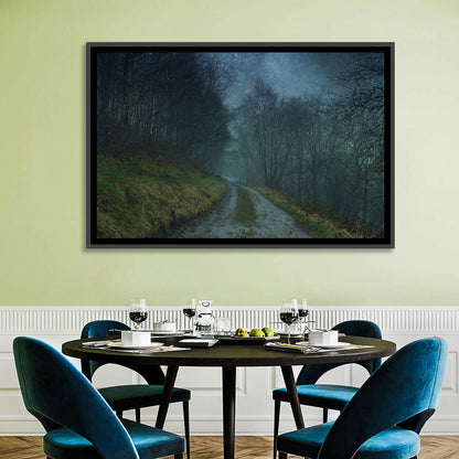 Misty Forest Pathway Wall Art
