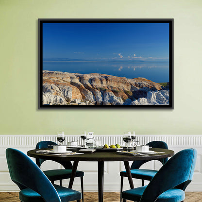 Shekelmes Tract Cliff Over Lake Wall Art