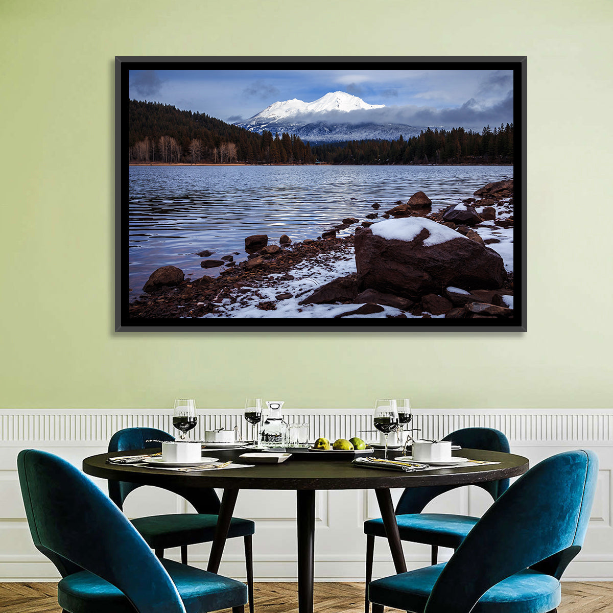 Mount Shasta and Lake Siskiyou Wall Art