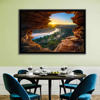 Nature's Window Sunrise, Kalbarri Wall Art