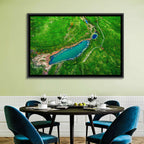 Meadows Lake Aerial Wall Art