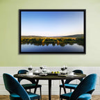 Peaceful River Sunset Wall Art