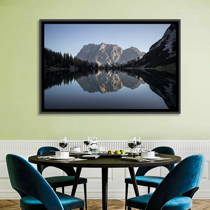 Zugspitze from Lake Seebensee Wall Art