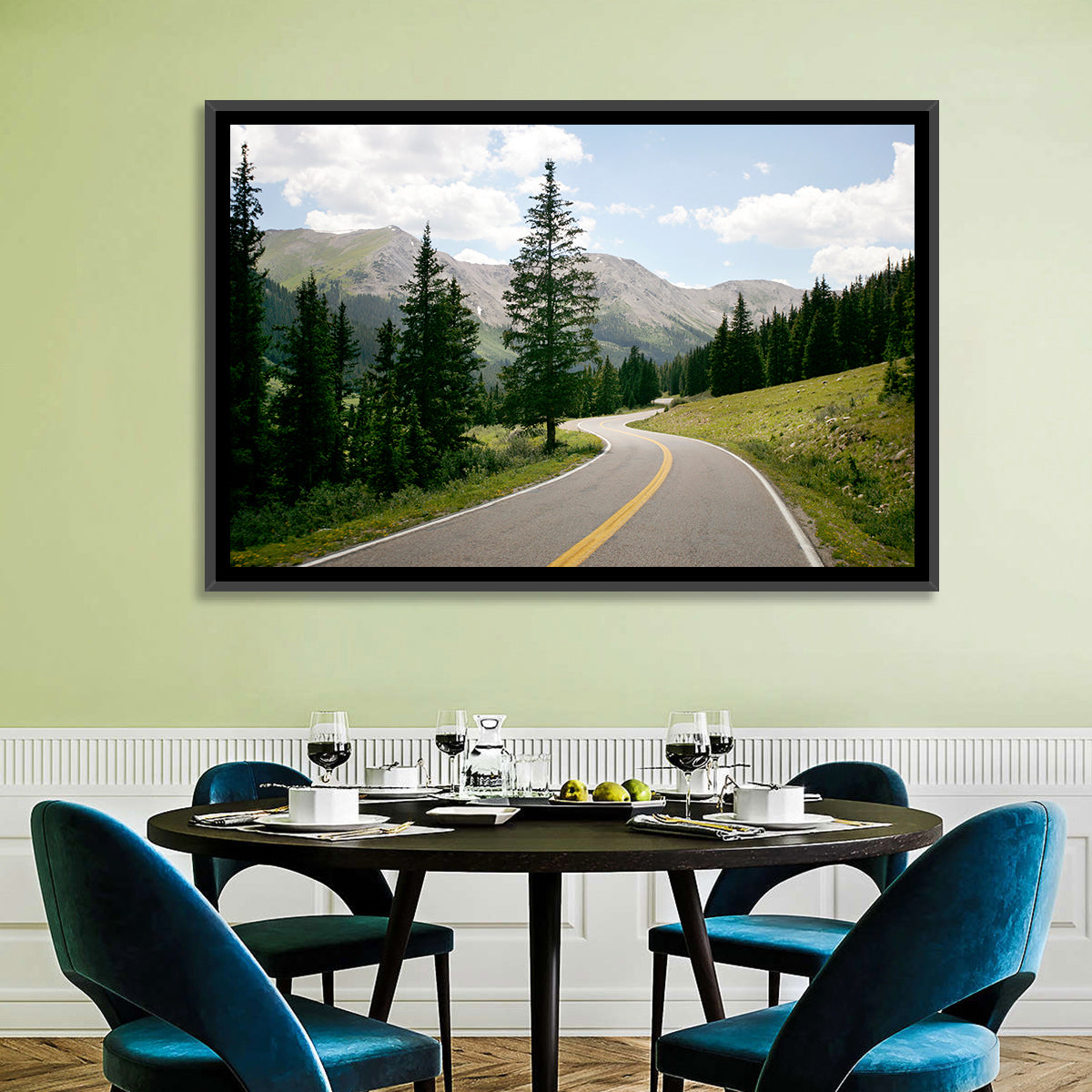 Colorado Mountain Road Wall Art
