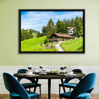 Wengen Alpine Chalet Path Wall Art