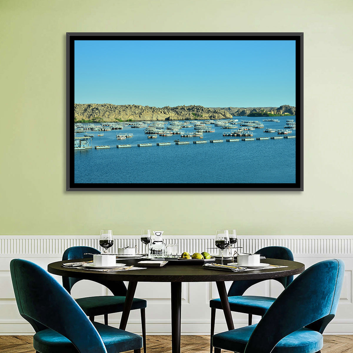 Philae Harbor, Lake Nasser Wall Art