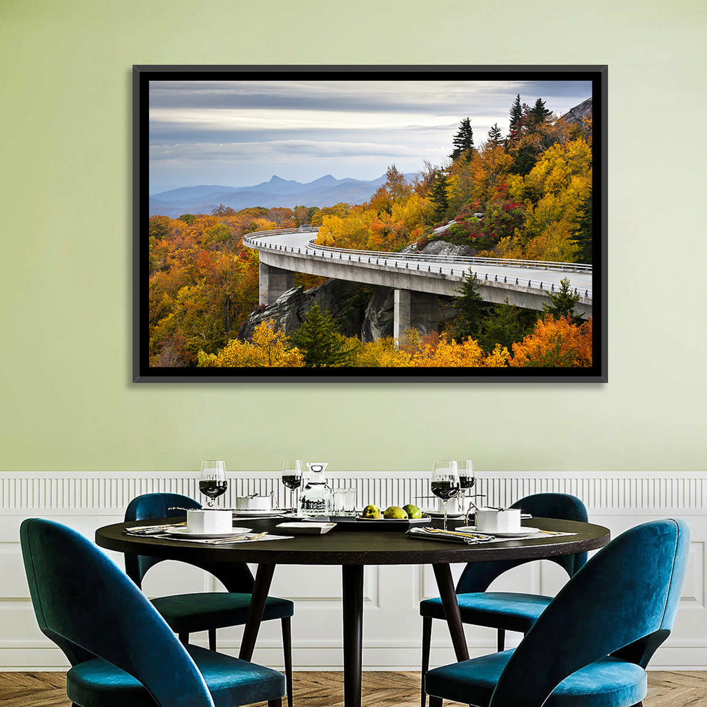 Linn Cove Viaduct at Grandfather Mountain Wall Art