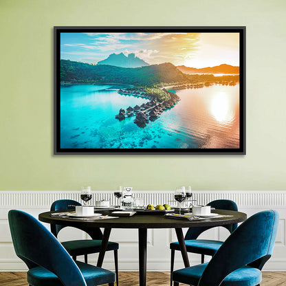 Bora Bora Overwater Bungalows Wall Art