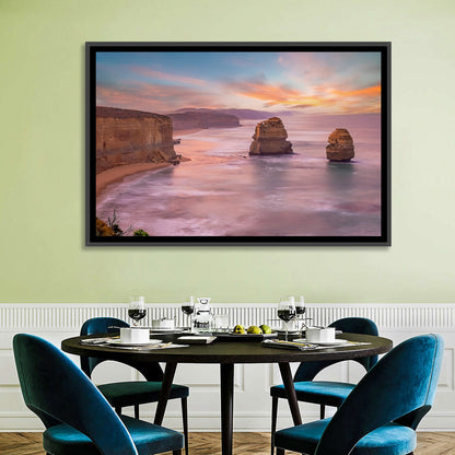 Twelve Apostles Sunset Sea Stacks Wall Art