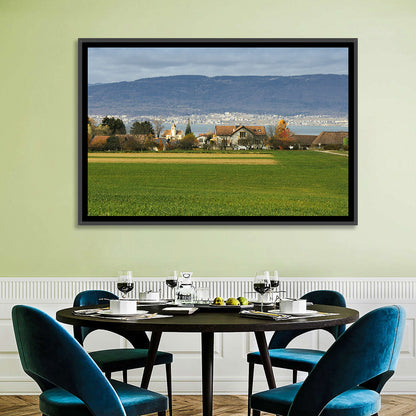 Lake Neuchatel Countryside View Wall Art
