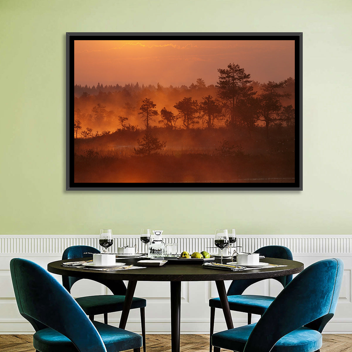 Kakerdaja Bog at Sunrise Wall Art