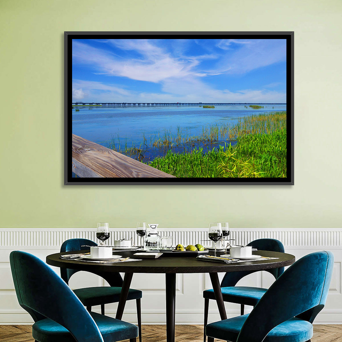 Meaher State Park Boardwalk Wall Art