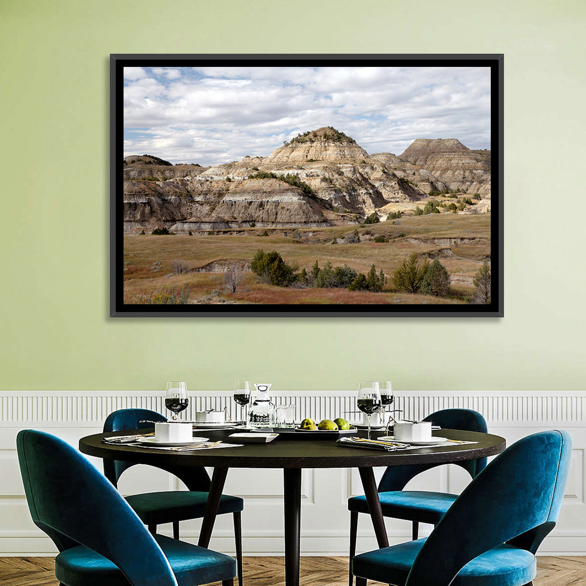Theodore Roosevelt Badlands Vista Wall Art