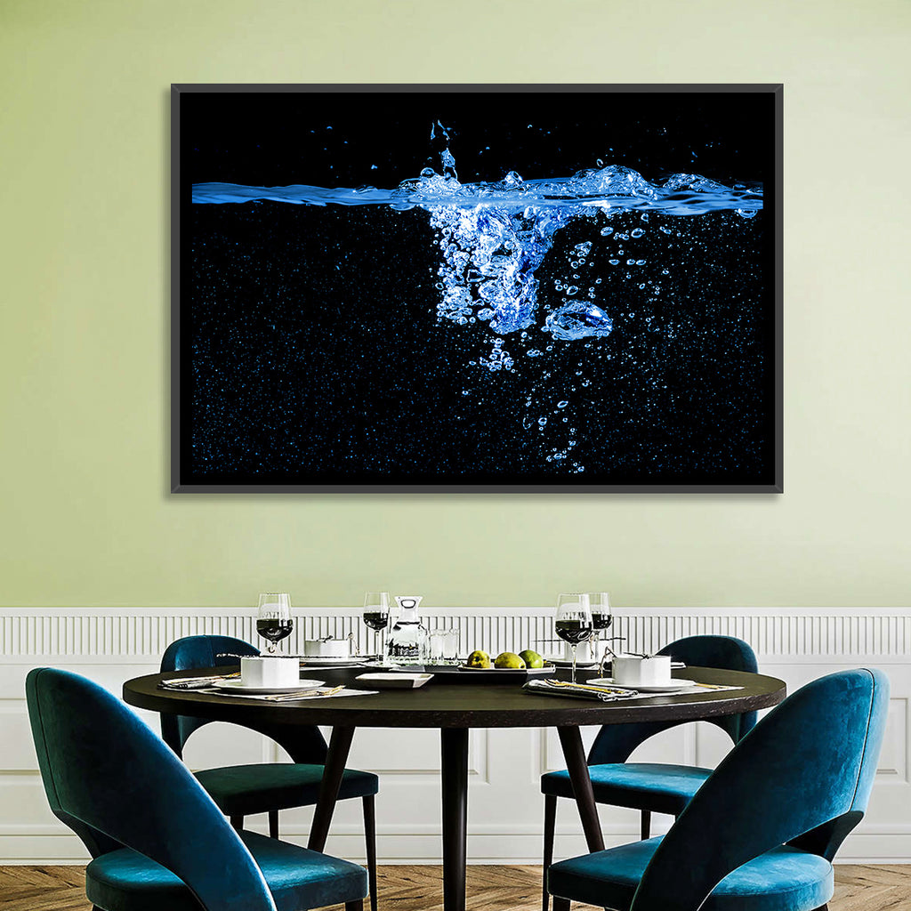 Underwater Bubble Motion Wall Art