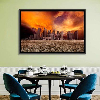 Desolate Singapore Skyline Wall Art