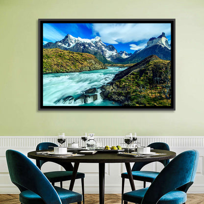 Torres Del Paine Glacier Stream Wall Art