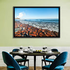Lake Ontario Terracotta Shoreline Wall Art