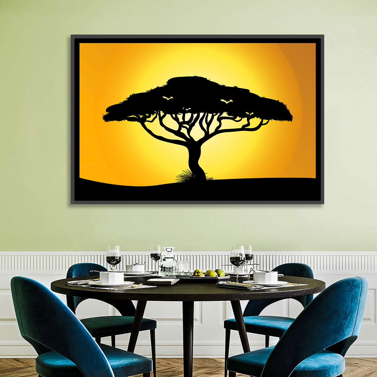 Acacia at Sunset Wall Art