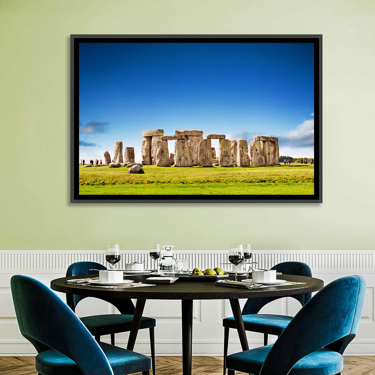 Stonehenge Under Blue Sky Wall Art