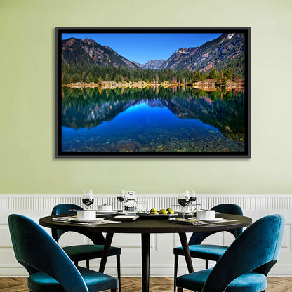 Gold Lake Reflection Wall Art