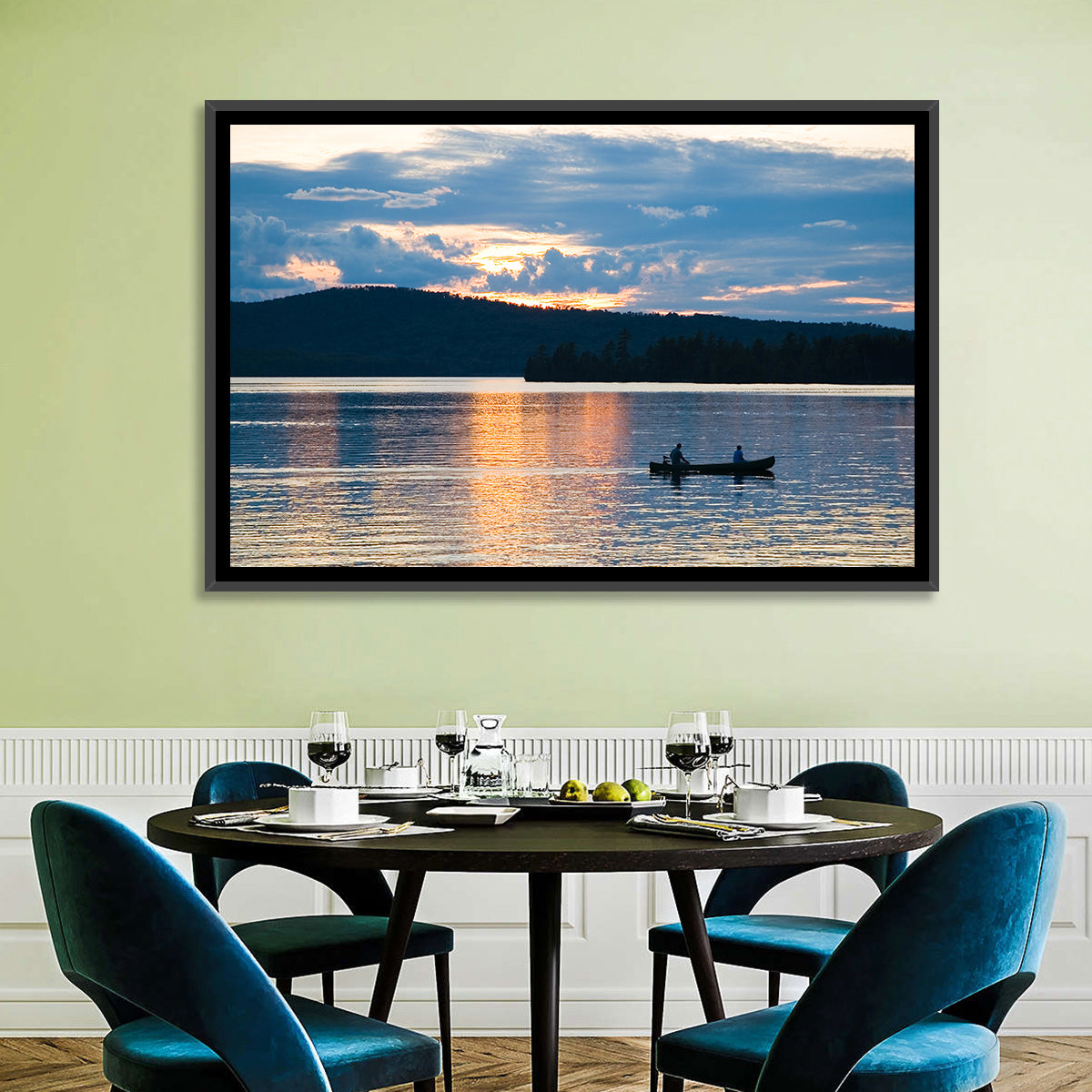 Moosehead Lake Sunset Wall Art