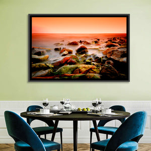 Lake Shore Sunset Wall Art