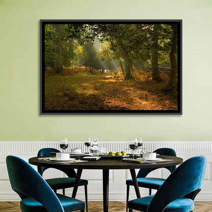 Autumn Forest Path, Hampshire Wall Art