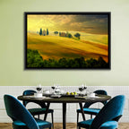 Tuscany Golden Hour Landscape Wall Art