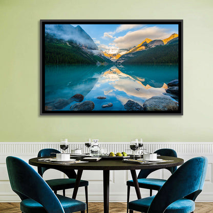 Lake Louise Sunrise Reflection Wall Art
