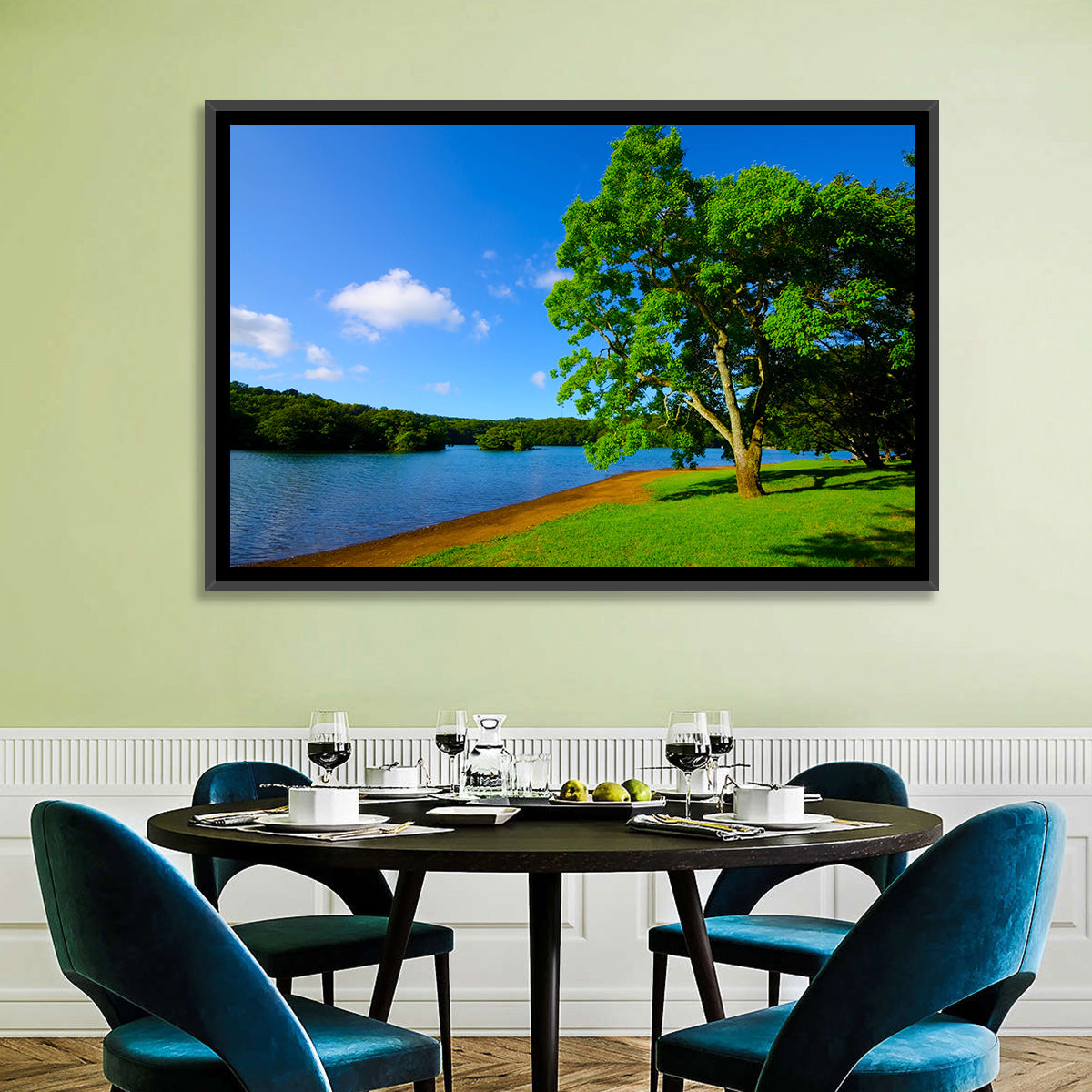 Lake Ippeki Solitary Tree Wall Art