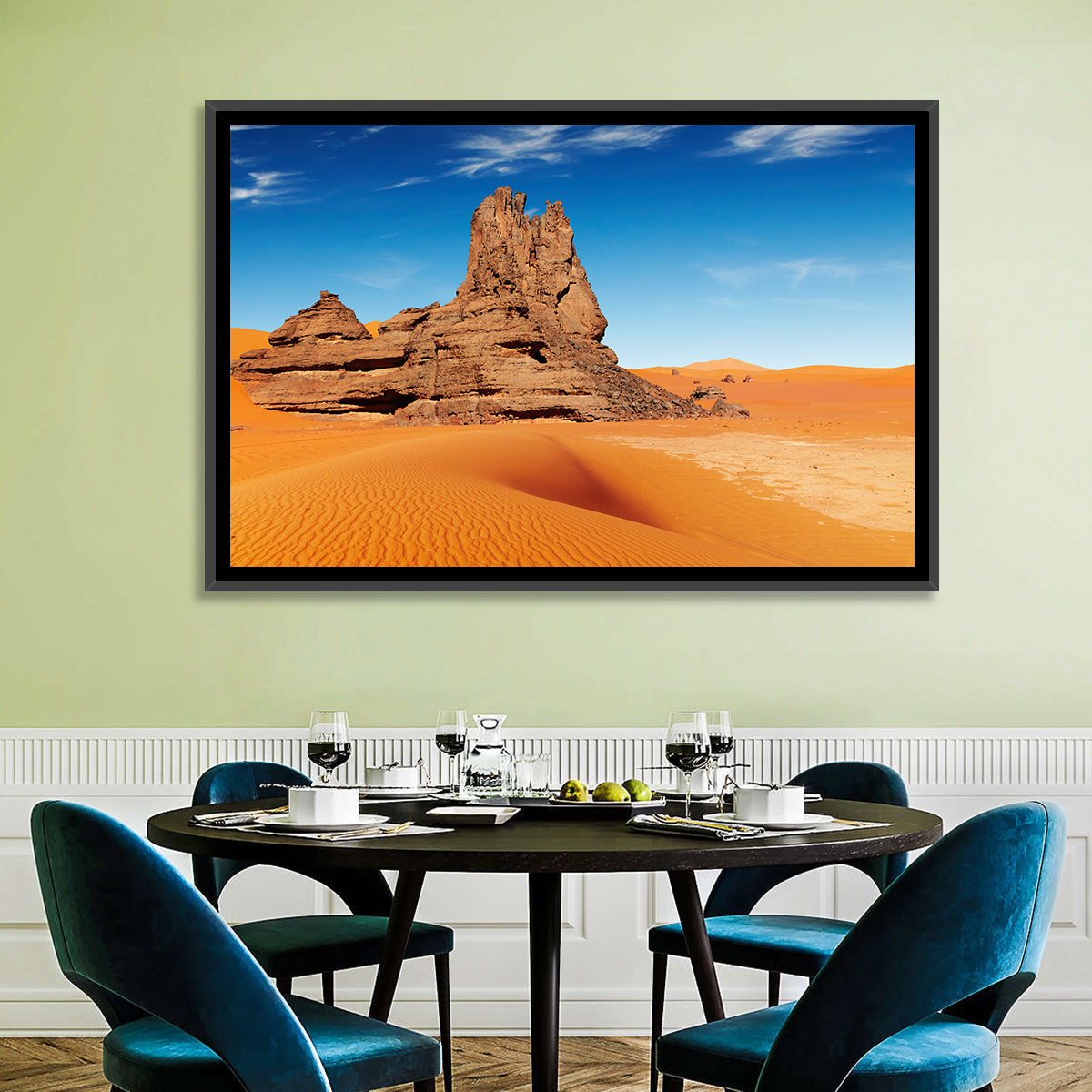 Sahara Rock Formation Landscape Wall Art