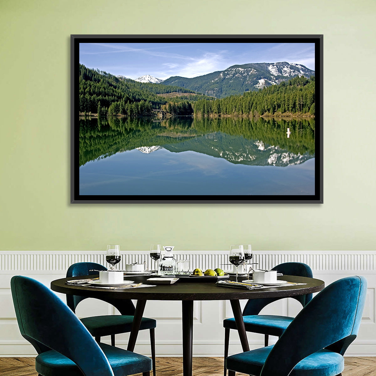Lake Crescent Reflection Wall Art